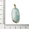 Natural Amazonite Pendants G-A099-01G-02-3