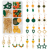 SUNNYCLUE DIY Wooden Dangle Earring Making Kits DIY-SC0016-77-1