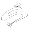 304 Stainless Steel Pendant Necklaces NJEW-Z073-04P-4