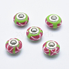 Handmade Polymer Clay European Beads CLAY-K002-L27-2