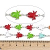304 Stainless Steel Enamel Octopus Link Chains CHS-F023-01C-P-2