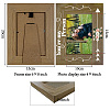 Rectangle Wood Photo Frames AJEW-WH20021-020-2