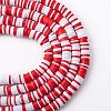 Handmade Polymer Clay Beads Strands CLAY-R089-6mm-T02B-01-6