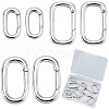 12Pcs 3 Styles Brass Spring Gate Rings KK-SC0007-61-1