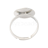 Brass Pad Ring Bases KK-EC022-14mm-N-NR-3