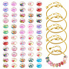 DIY European Bracelete Making Kits DIY-TA0012-17G-2