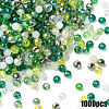 1000Pcs 10 Colors Electroplate Transparent Glass Beads EGLA-YW0005-72A-1