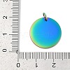 Ion Plating(IP) 304 Stainless Steel Pendants STAS-I311-33F-RC-3