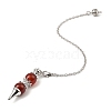 Natural Carnelian Pointed Dowsing Pendulums G-K338-29P-02-2