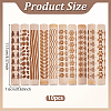 Wood Embossing Rod DIY-WH0504-892-2