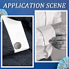 1 Pair Tibetan Style Brass Cufflinks for Men FIND-BBC0002-18-5
