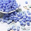 Opaque Colours Luster Glass Seed Beads SEED-E001-P3x6mm-A05-1