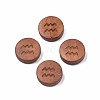 Laser Engraved Wood Beads WOOD-S053-53B-1