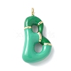 Brass Enamel Pendants KK-E093-03G-B-01-1