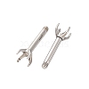 304 Stainless Steel Stud Earring Findings STAS-B091-02C-03P-2