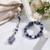 12Pcs Natural Sodalite European Beads G-NB0005-88F-5