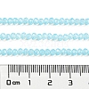 Baking Paint Transparent Glass Beads Strands DGLA-A034-J2mm-B02-5