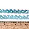 Anti-Tarnish Electroplate Glass Beads Strands LS-GLAA-N064-8mm-11-2