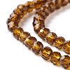Transparent Glass Beads Strands GLAA-C019-01B-07-3