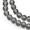 Baking Paint Transparent Glass Bead Strands GLAA-S031-4mm-12-3