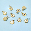 Brass Enamel Charms KK-BC0004-59-4