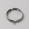 304 Stainless Steel Loop Ring Base FIND-WH0161-31A-P-1