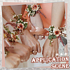 40Pcs Adjustable Alloy Rhinestone Finger Rings for Women RJEW-SP0001-02RG-6