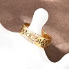 304 Stainless Steel Micro Pave Cubic Zirconia Finger Rings for Women RJEW-K315-02G-3