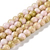 Baking Paint Glass Bead Strands GLAA-H031-01C-06-1