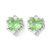 Brass Micro Pave Cubic Zirconia Charms KK-L208-06P-06-2