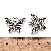 Tibetan Style Alloy Pendant Rhinestone Settings TIBEP-T053-06AS-3