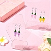 4Pcs 2 Styles Acrylic Earring Display Frame EDIS-YW0001-07-4