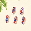 5Pcs Dyed Synthetic Turquoise Healing Stones G-FS0005-83G-7
