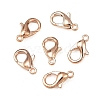 Zinc Alloy Lobster Claw Clasps X-E103-RG-1