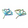 Ion Plating(IP) 201 Stainless Steel Pendants STAS-N098-048M-3