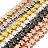 Electroplate Glass Beads Strands EGLA-V001-07-1