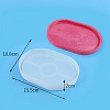 Oval DIY Food Grade Silicone Coaster Molds PW-WG75260-02-1