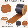 2M Flat AB Grade Cowhide Leather Cord AJEW-WH0479-73B-04-2