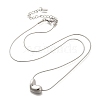 Anti-Tarnish 304 Stainless Steel Pendant Necklaces for Women NJEW-K255-17P-4