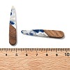 Resin and Walnut Pendants FIND-R051-08F-3