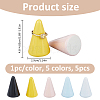 5Pcs 5 Colors Ceramics Ring Display Stands RDIS-FH0001-02-2