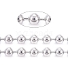 Tarnish Resistant 304 Stainless Steel Ball Chains CHS-A002B-4.0mm-2
