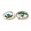 Transparent Clear Epoxy Resin Pendants RESI-L036-12G-06-3