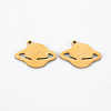 Ion Plating(IP) 201 Stainless Steel Pendants STAS-Q240-058G-1