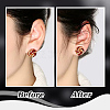 30Pcs Silicone Ear Nuts SIL-BBC0001-04B-5