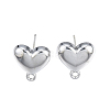 Alloy Stud Earring Findings PALLOY-N150-86P-2