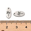 Non-Tarnish 304 Stainless Steel Charms STAS-K265-06P-2