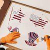 Plastic Drawing Painting Stencils Templates Sets DIY-WH0172-559-5