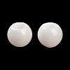 Natural White Jade European Beads G-R488-01H-3