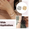 10Pcs 2 Colors Brass Micro Pave Cubic Zirconia European Beads KK-YW0004-30-6
